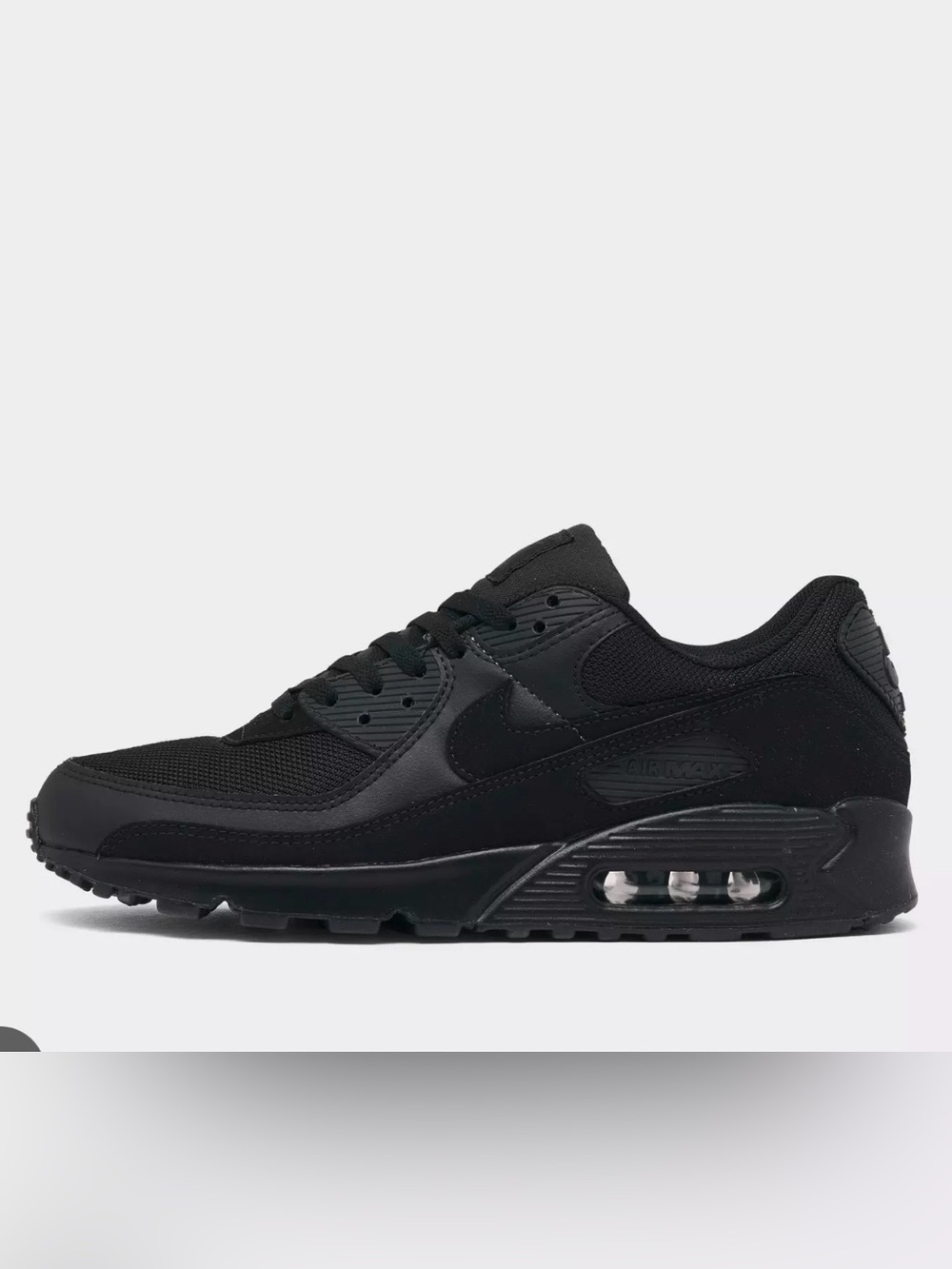 Nike Air Max 90 Women’s Black Essential Sneakers Size: 7.5